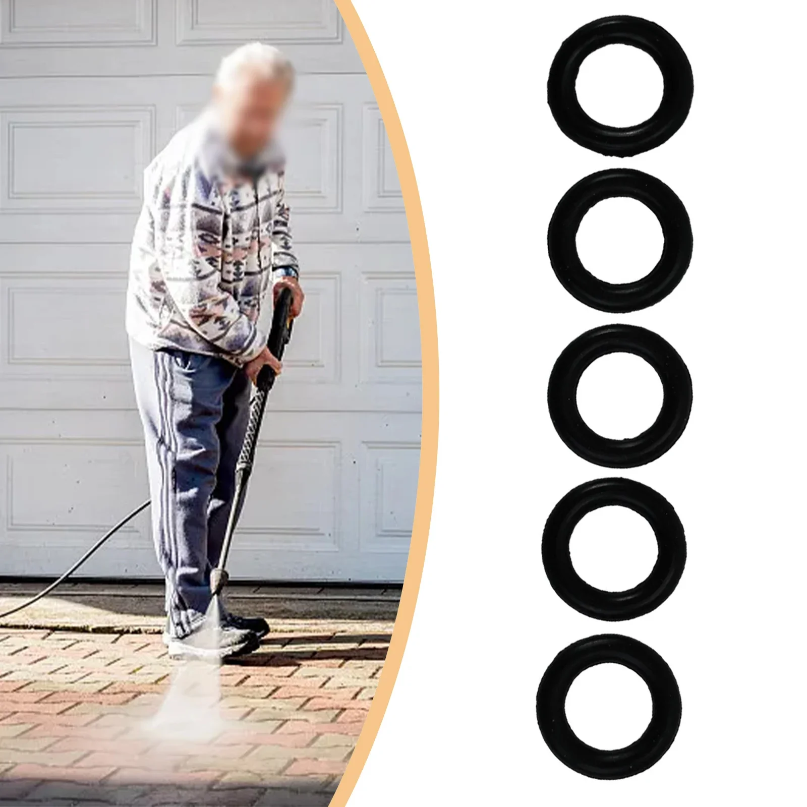 호스 수나사 빠른 분리, 편리한 정원 도구, 야외 전원 장비, O링, 신제품 플라스틱, 5 개