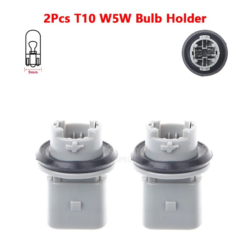 

Держатель лампы для подсветки номерного знака Honda GAC Trumpchi T10, цоколь W5W, запчасти для автомобильных ламп, 2 шт.