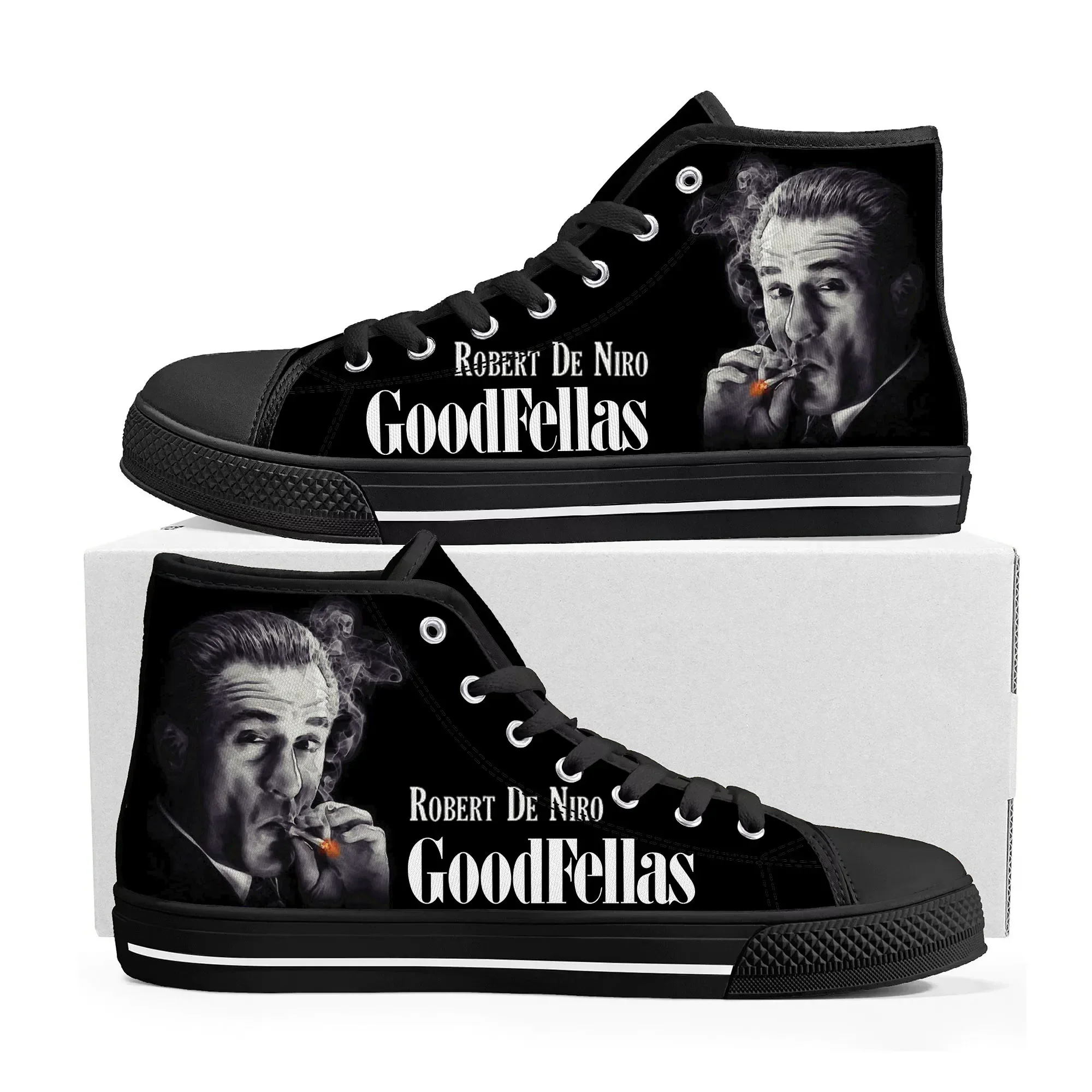 Goodfellas High Top Sneakers Mens Womens Teenager High Quality Robert De Niro Canvas Sneaker couple Shoe Casual Custom Shoes