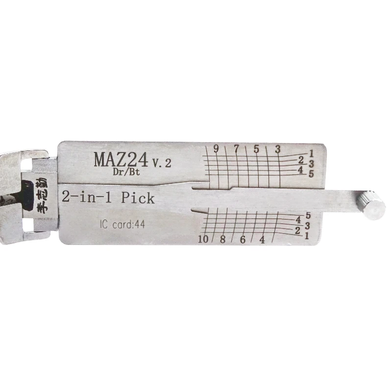 Lishi MAZ24 V.2 2 in 1 Locksmith Tool Lock Pick & Decoder Flat Milling for Mazda 2/3/5/6/8 Models view 6