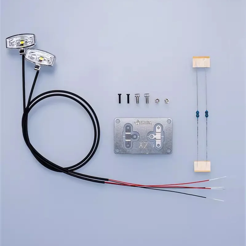 1/14 スケールC-01 ルーフスポットライトエンジニアリング機械 LED ライト 1/14 タミヤ Rc トラックシリーズ Rc スケール照明 Rc アクセサリー用