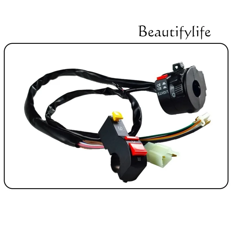 YJ ATV Dirt Bike Handlebar Combination Switch Assembly BZKG Replacement Modification Accessory