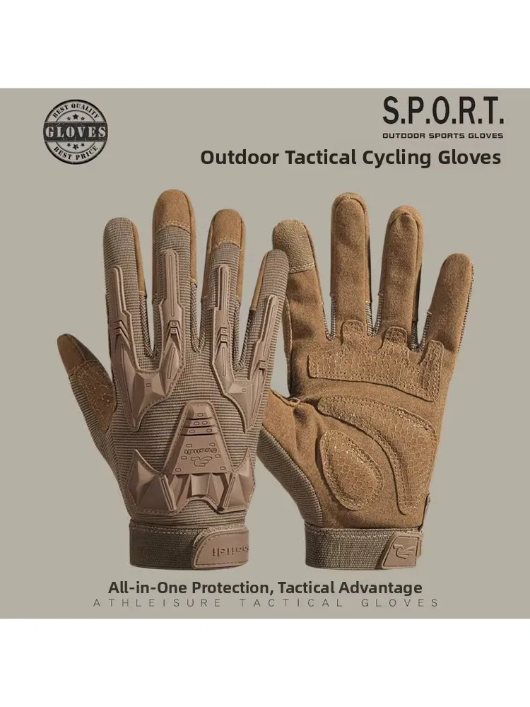 tactical-full-finger-men's-gloves-outdoor-climbing-motorcycle-protection-anti-fall-wear-resistant-anti-slip-touchscreen-compa