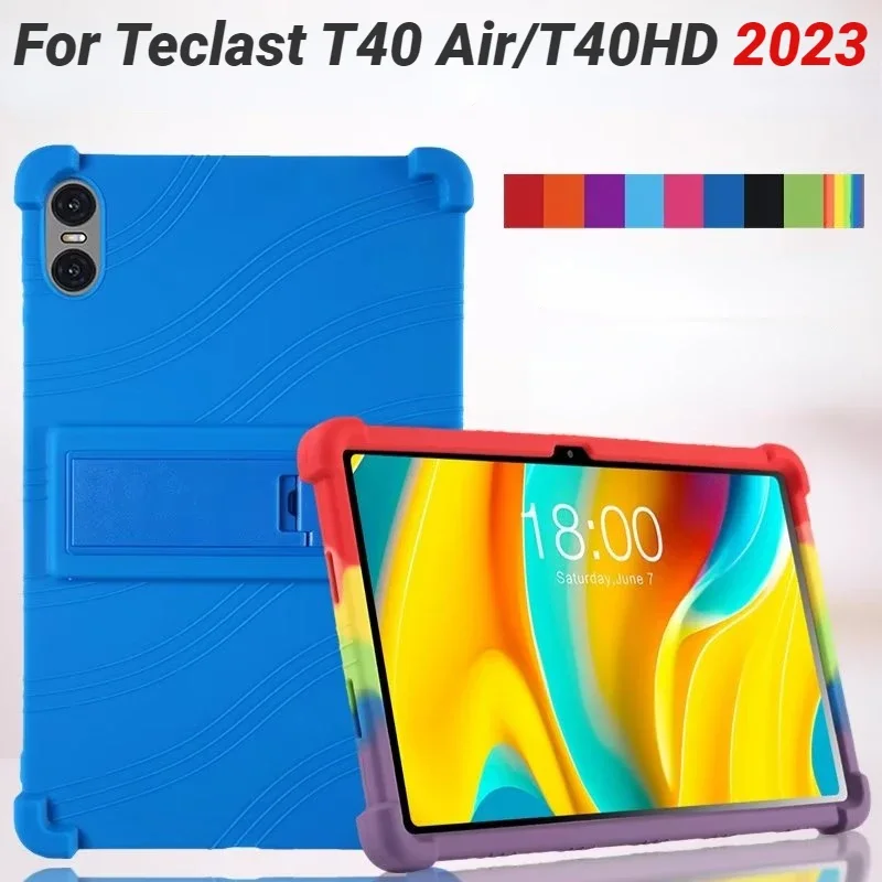 

Cover For Teclast T40 Air 10.4" Case Kids Safety Kickstand Funda For Teclast T40HD Shell with 4 Shockproof Airbags Soft Silicone