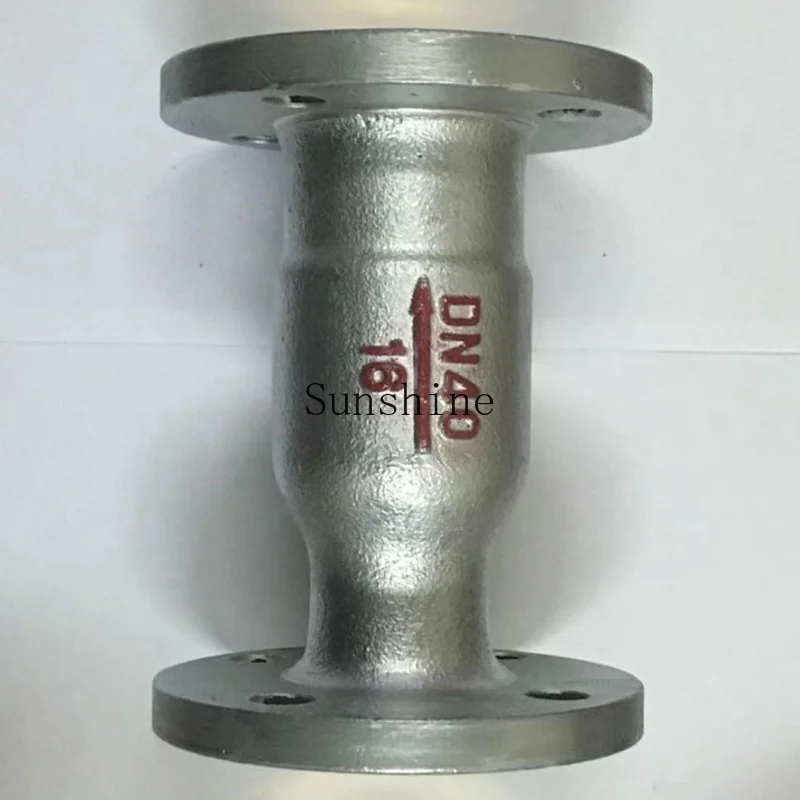

H41S-16 Vertical dual-purpose, high temperature steam boiler silencer flange water inlet check valve 50