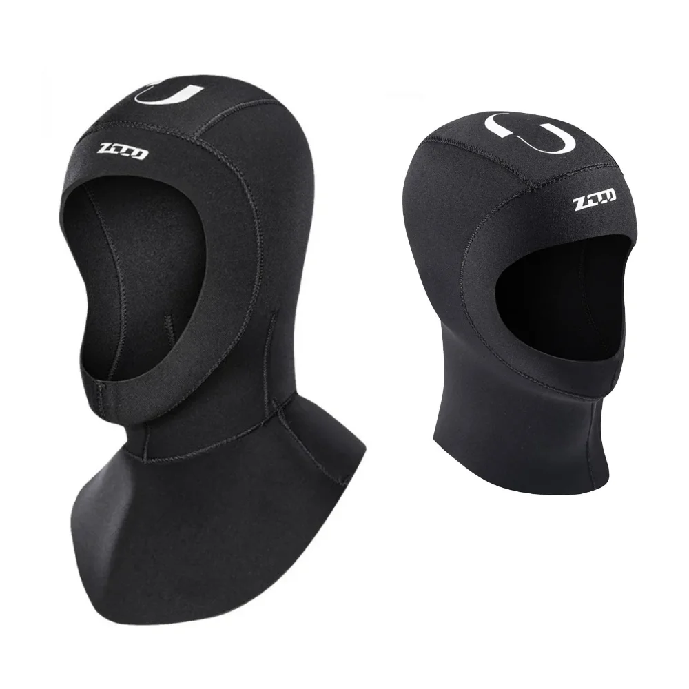 

3MM Scuba Diving Cap Hood Neoprene Protect Hair Swimming Hat With Shoulder Snorkeling Equipment Hat Hood Swim Warm Wetsuit