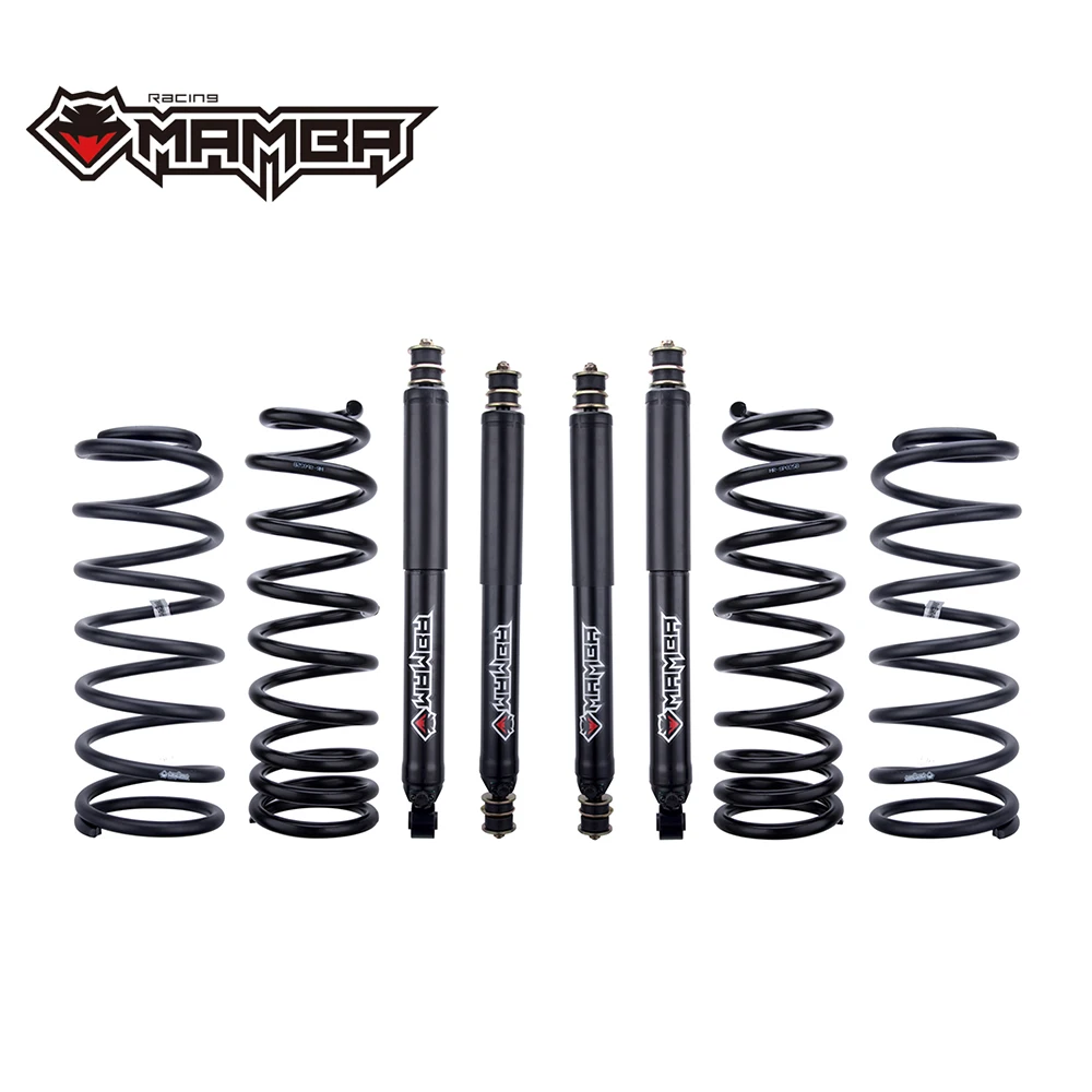 High Quality Mamba Foam Cell Hydraulic Shock Absorbers Adjustable Suspension Lift Kit For Toyota LC80