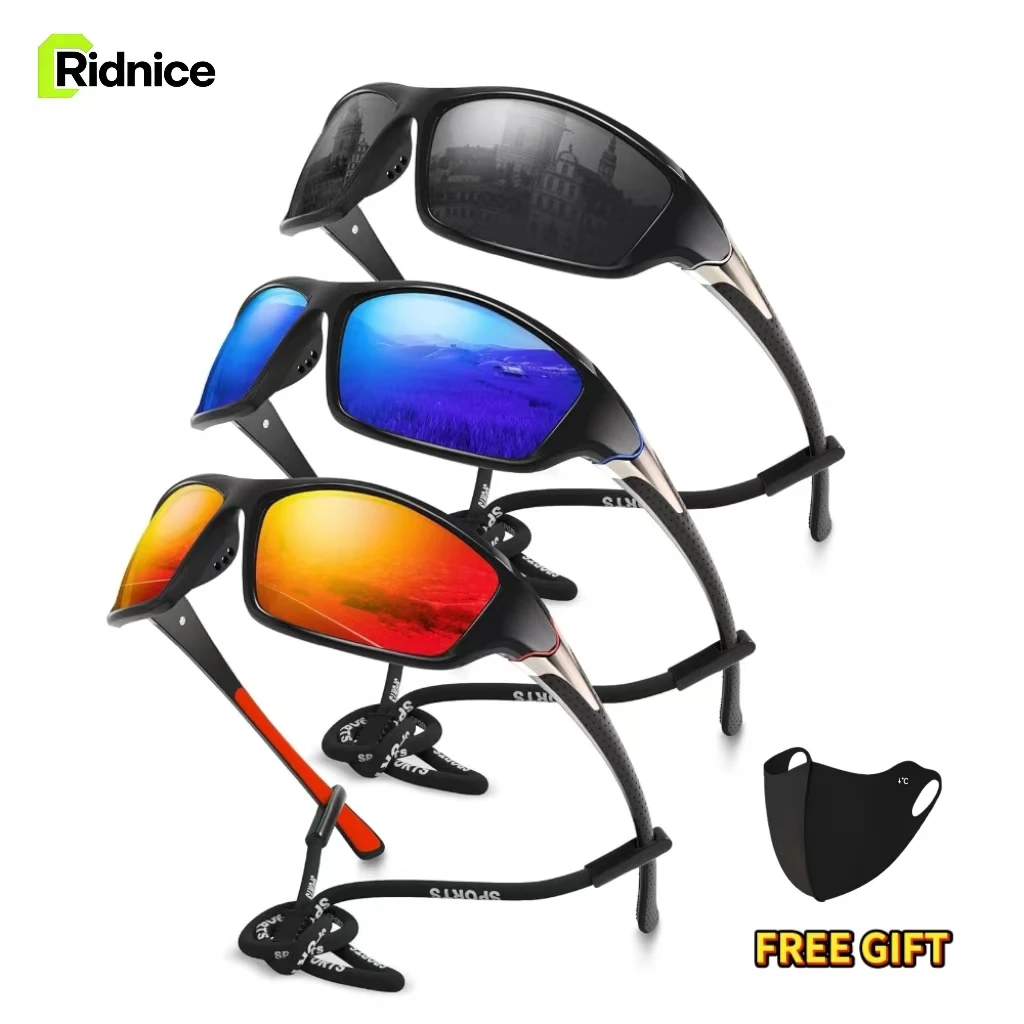 

3 Pack Polarized Sports Cycling Sunglasses for Men,Bicycle Sunglasses UV400 Bike eyewear UV Protection Cycling Fishing Driving