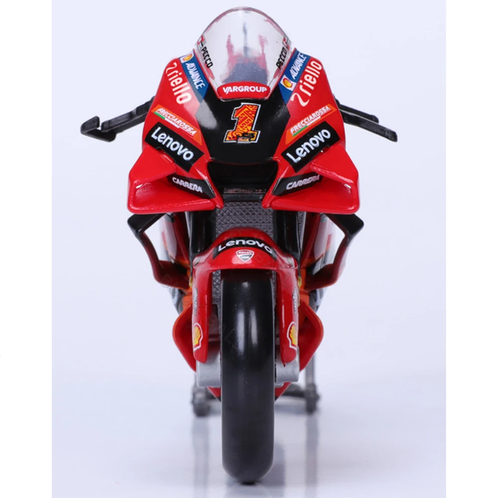 New Maisto 1:18 Moto Ducati Lenovo Team 2023 MotoGP Champion #1 #23 Die Cast Model Edition Alloy Vehicle Motorcycle Toy Car Gift