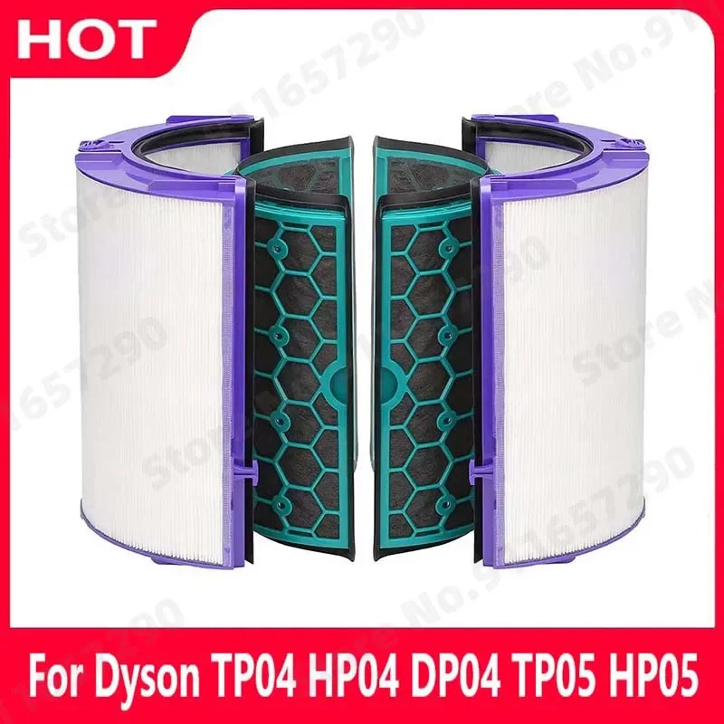 Carbon Filter for Dyson TP04 HP04 DP04 TP05 HP05 Pure Cool Hepa Purifier Sealed Two Stage 360 Degree Filter System Accessories