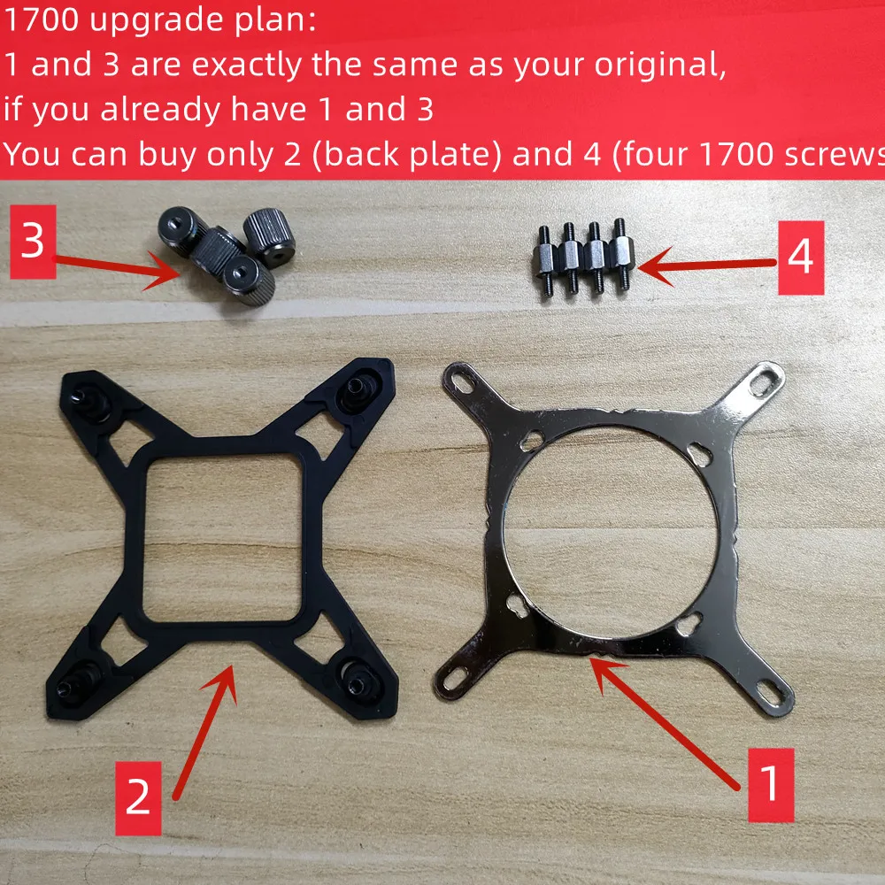 LGA1700 1151/1155/2011 CPU Heatsink Cooling Fan Cooler Mounting Bracket Kits For CORSAIR  h150i Pro RGB/h100i Pro/115i Pro RGB