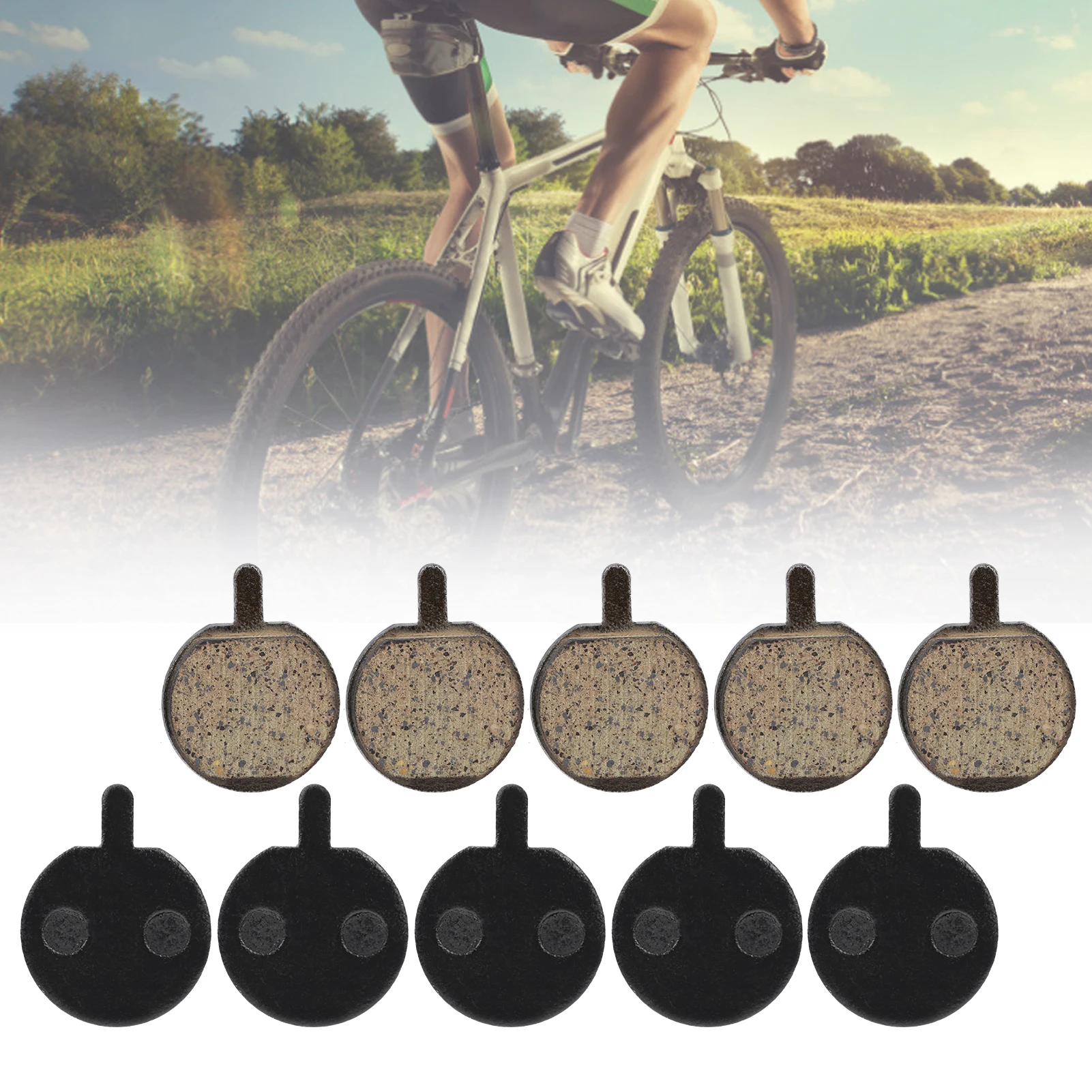 

Pairs Bike Brake Disc Pads Semi‑Metallic Resin Brake Pad For Mountain Bike JAK- BBB7 BOLI BB2