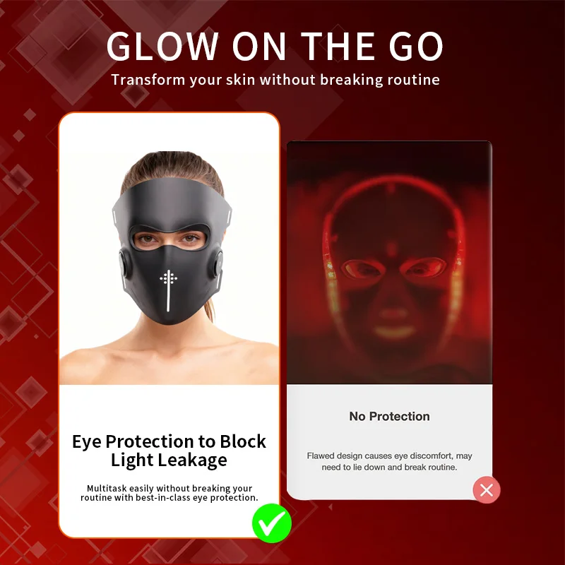 مكتبة ذكية EYCO نمط مخصص مجاني للضوء 850nm NIR كامل الوجه الفوتون وظيفية كوريا لقناع الوجه Led ضوء T #3