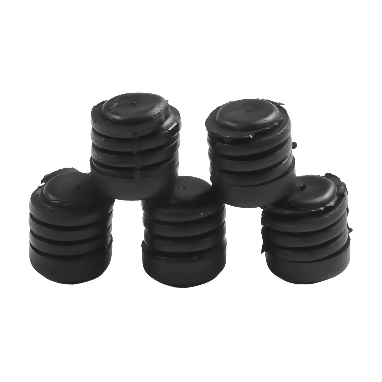 Car Rubber Buffer Apply To Hood Black Black Rubber Buffer Hood Washer Bumper Parts 5pcs High Quaility Brand New
