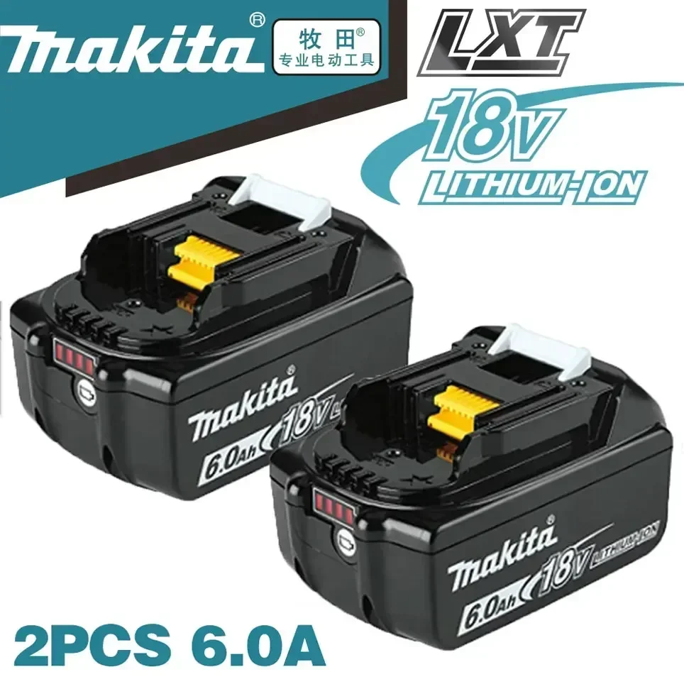 

100% Original Makita 6Ah/5Ah/3Ah for Makita 18V Battery BL1830B BL1850B BL1850 BL1840 BL1860 BL1815 Replacement Lithium Battery