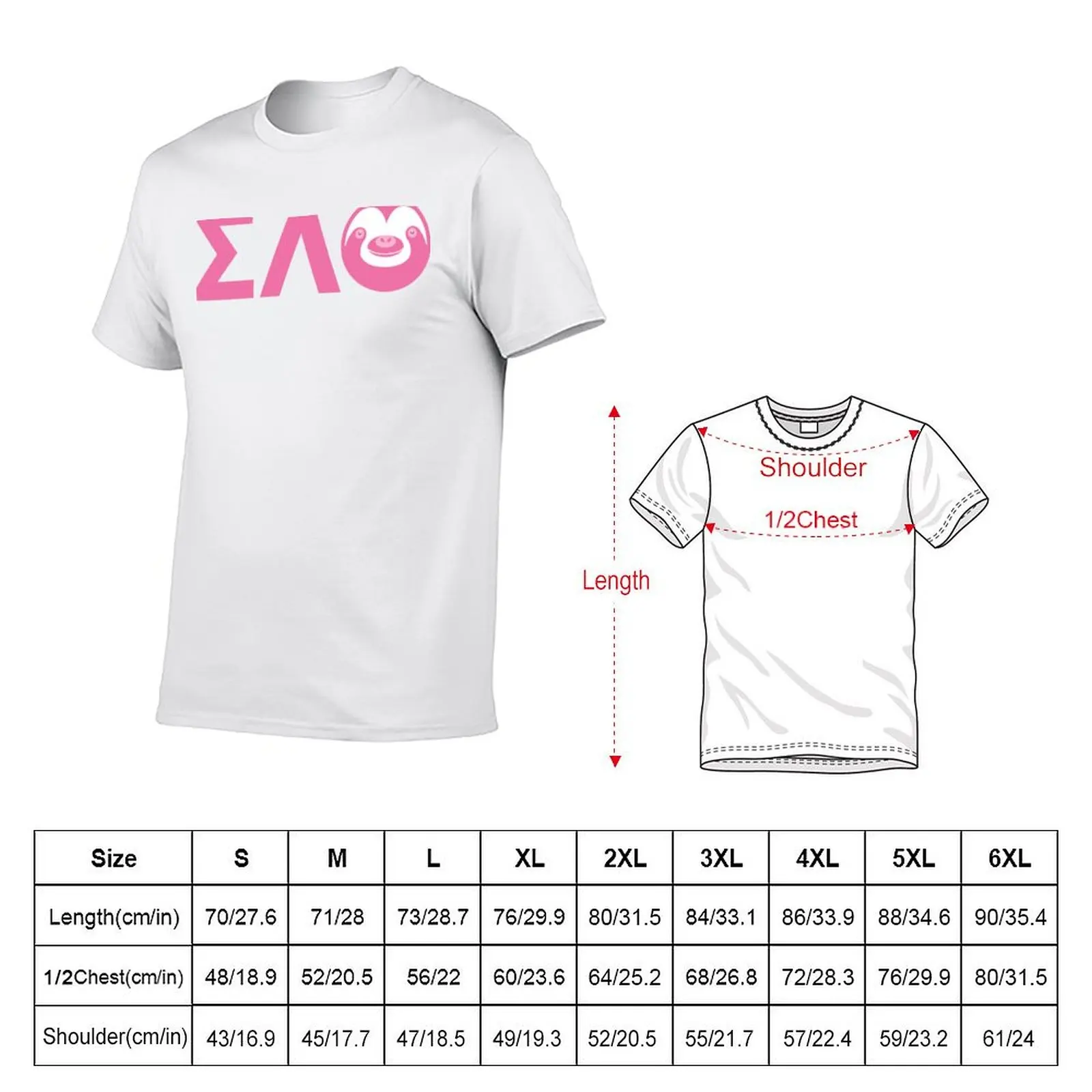 Slotherhouse Sorority - Sigma Lambda Theta T-Shirt Basic Lightweight Short Sleeve Tee