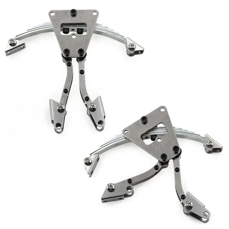 Juego de terminales de elevación con resorte de hoja de acero para camión remolque y tractor Tamiya RC 1/14, piezas y accesorios de actualización de suspensión trasera