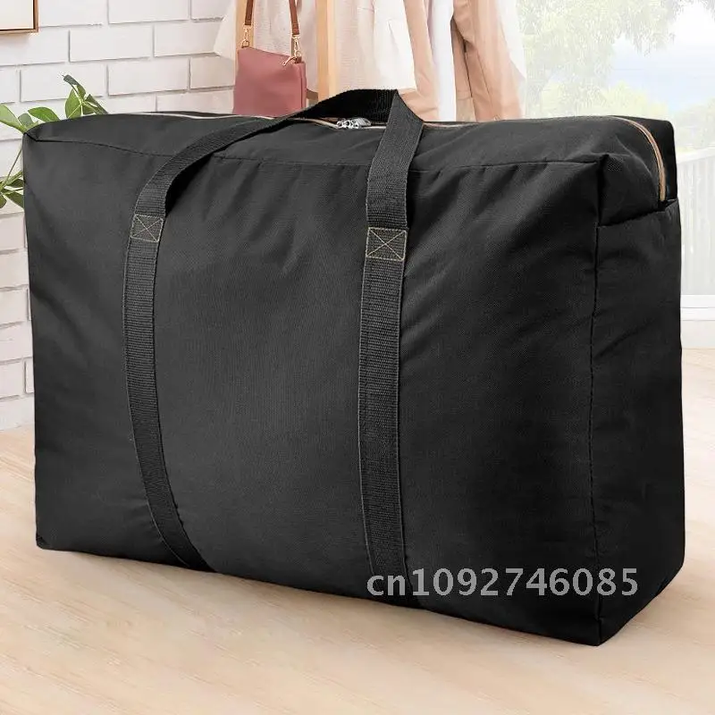 

New Luggage Large Capacity Folding 130L Bag Unisex Thickening Travel Storage Cloth Moving Duffel Oxford House Bag Bags Sturdy