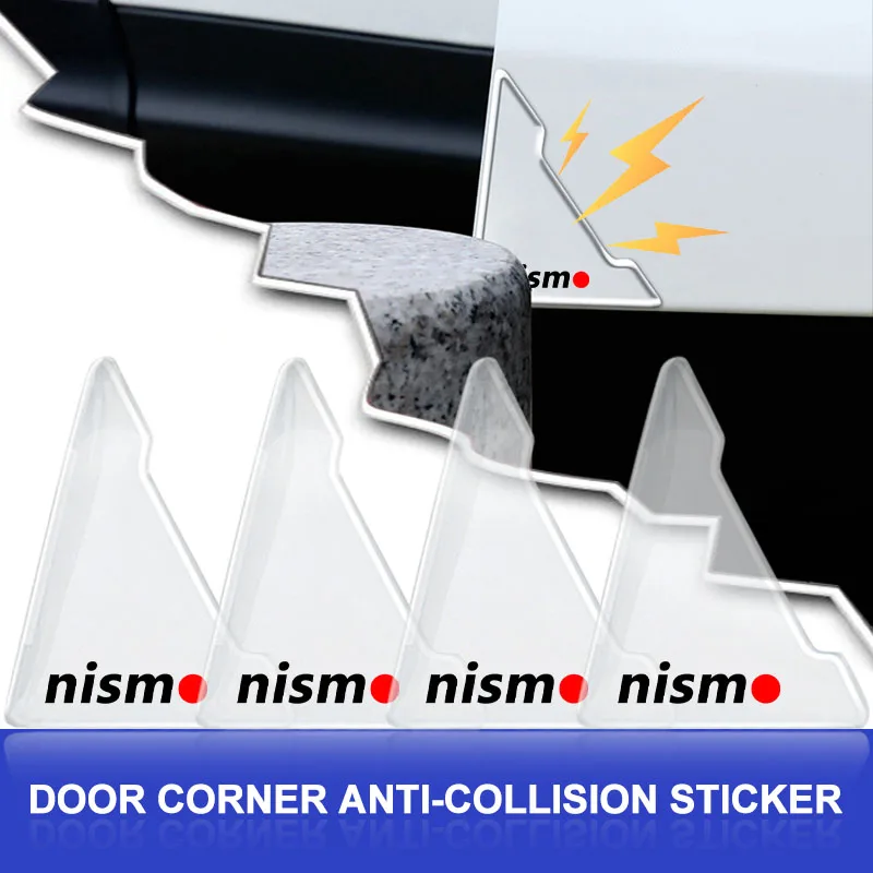 

Защитные наклейки на дверную ручку автомобиля, прозрачная полоса против столкновений для Nismo Nissan 370Z Coupe Roadster Z34 2009-2020 GTR