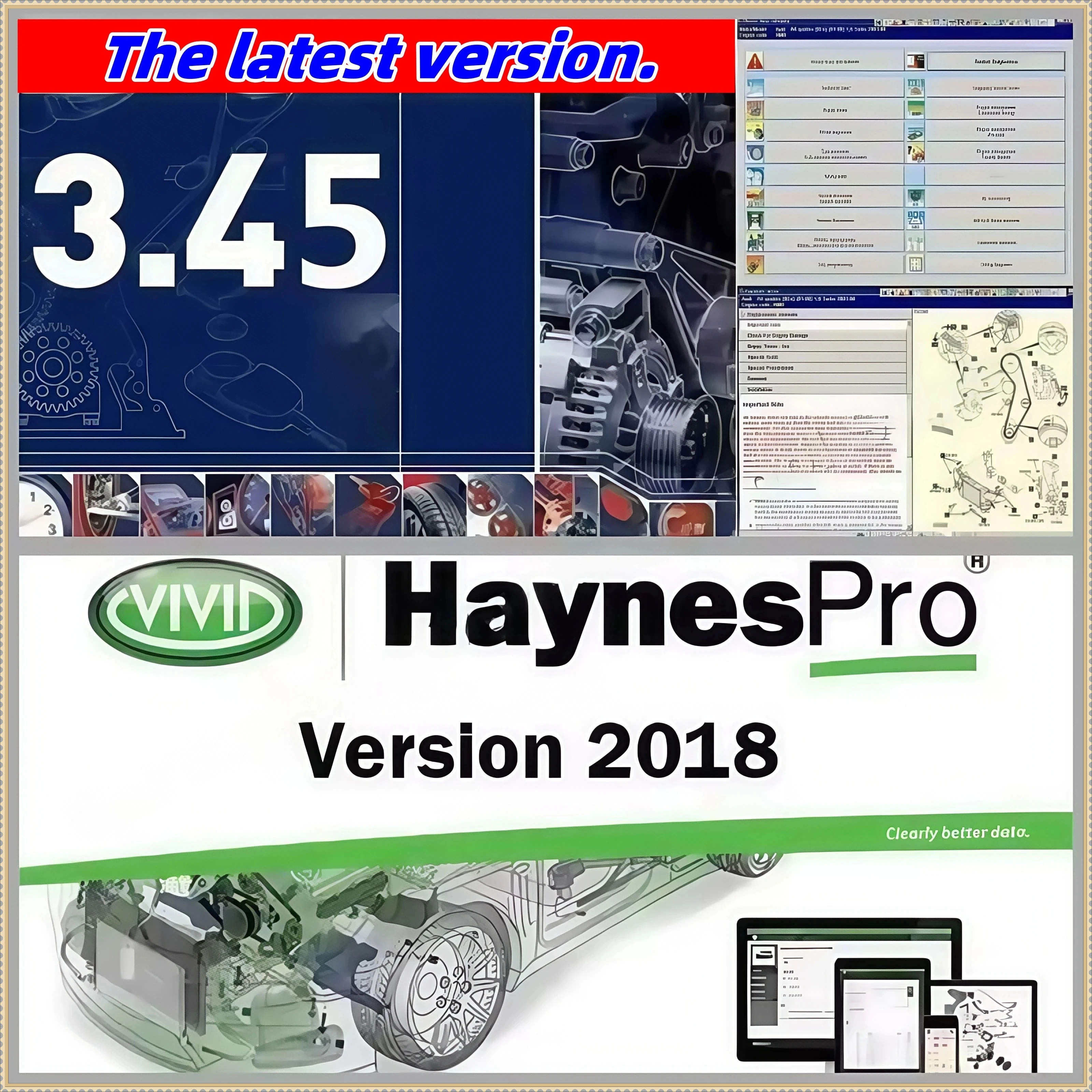 2025 Latest Auto Data 3.45 Car Software + vivid HAYNES PRO 2018 AtrissStakis Technik Workshop DATA Multi languages Windows 10
