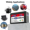 新型LiFePO4 24V 120Ahリチウムイオンバッテリー 太陽光パネル 電動ボート ラジコン キャンプライト BMS 30A 高電流対応 5