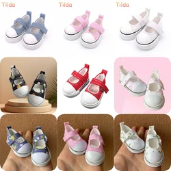Tilda 6cm Toy Shoes For Doll Paola Reina 32cm,Fashion Sneakers for Dolls,1/4 Joint Toy Shoes for Corolle Accessories for Dolls