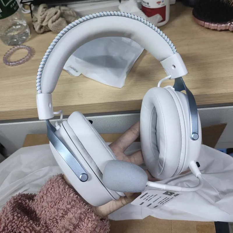 Mchose V9 Pro سماعة رأس رياضية إلكترونية مع ميكروفون ثلاثي الوضع للألعاب USB لاسلكي 7.1 قناة صوت محيطي سماعات صوت محمولة هدية