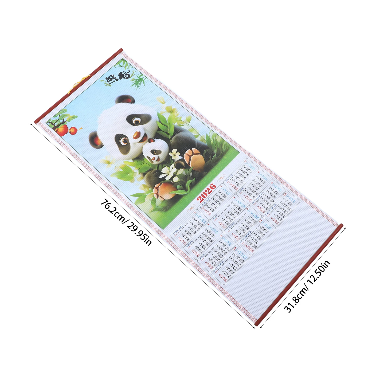 

5pcs 5 Pieces Chinese Lunar Hanging Calendar for New Year 2026 Yearly Daily Schedule Aesthetic Decorations