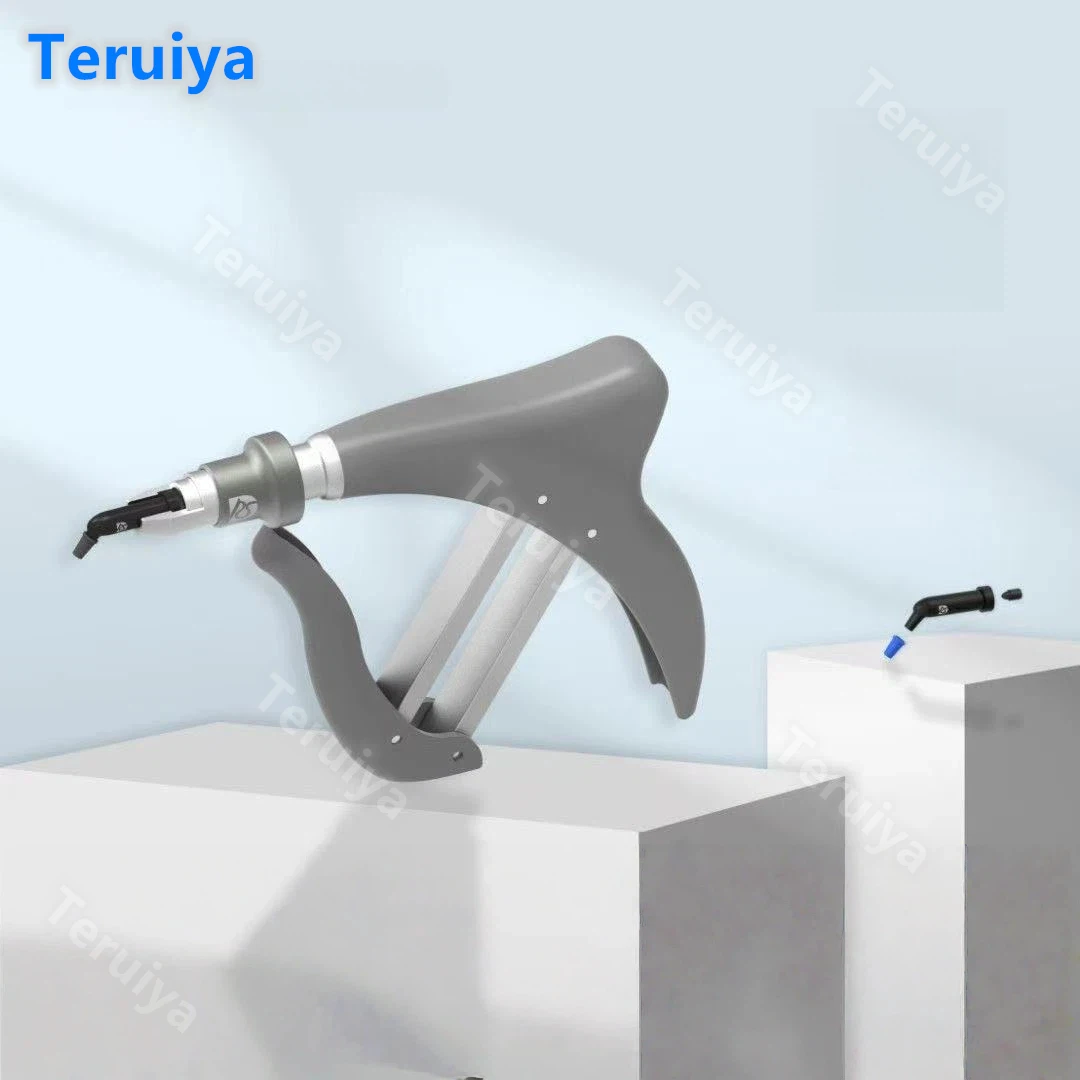 Premium Dental Resin Dispensing Gun Kit - 50 Replacement Tips Included for Oral Restorative Procedures