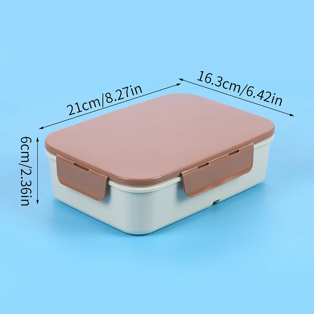 Lunch Box Microwave Safe Portable Compartments  Food Container with Utensils Leakproof  Anti-slip