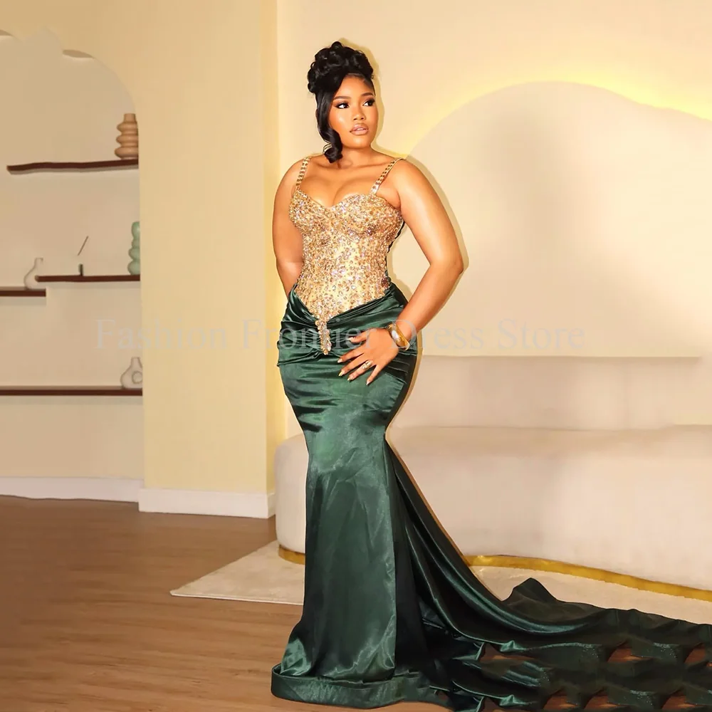 الحبيب السباغيتي حزام خمر فساتين لحضور الحفلات الموسيقية طول الأرض الديكور حورية البحر بلا أكمام فساتين السهرة المناسبات الرسمية اليدوية