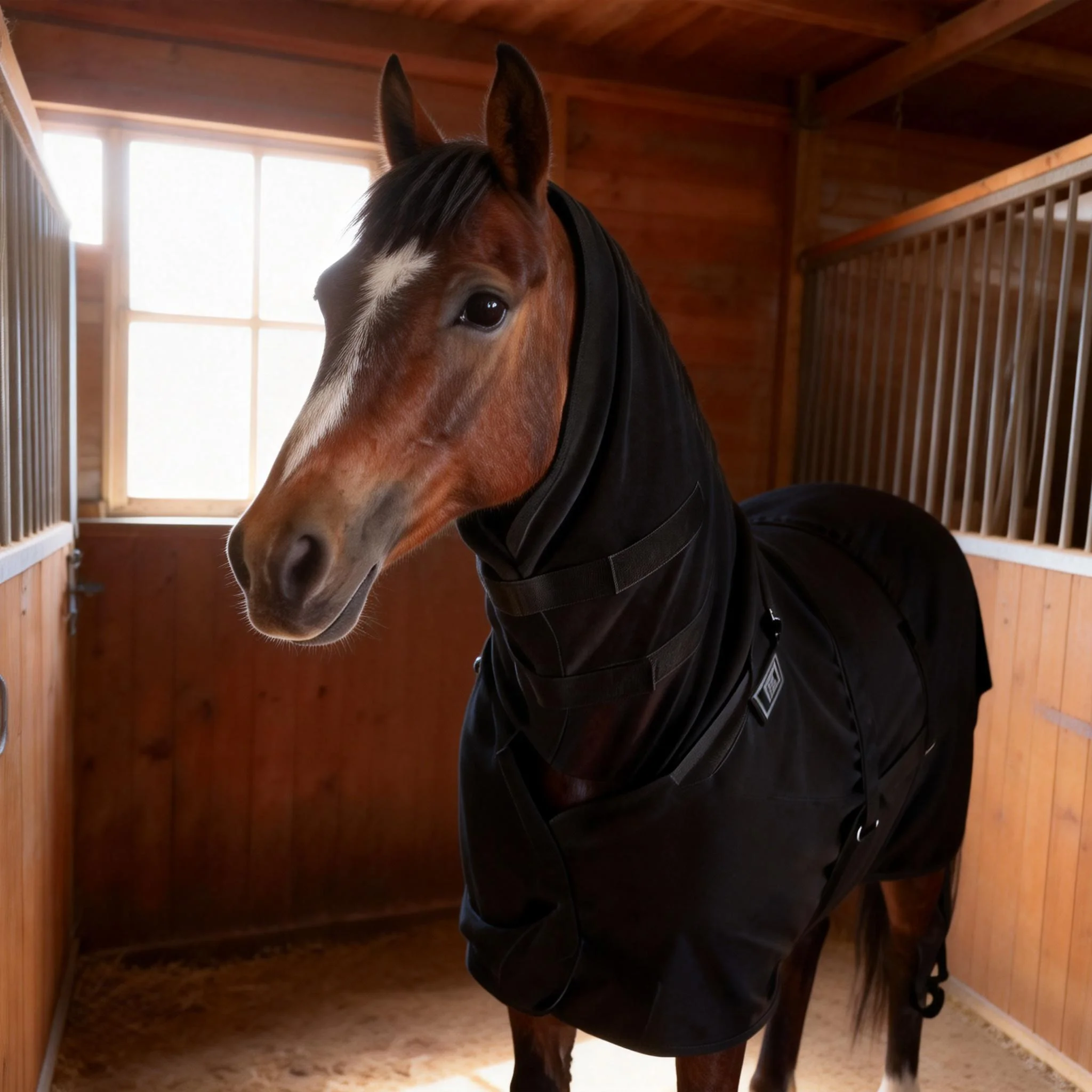Polar Fleece Dressage Use Lightweight Horse Rug Non-Waterproof Semicircle Design for All Seasons Indoor Outdoor Use