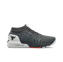 2024 New UNDER ARMOUR Men's UA HOVR Project Rock 2 Bull Head Training Shoes Running Sports Sneakers Gym Army Green Size40-45