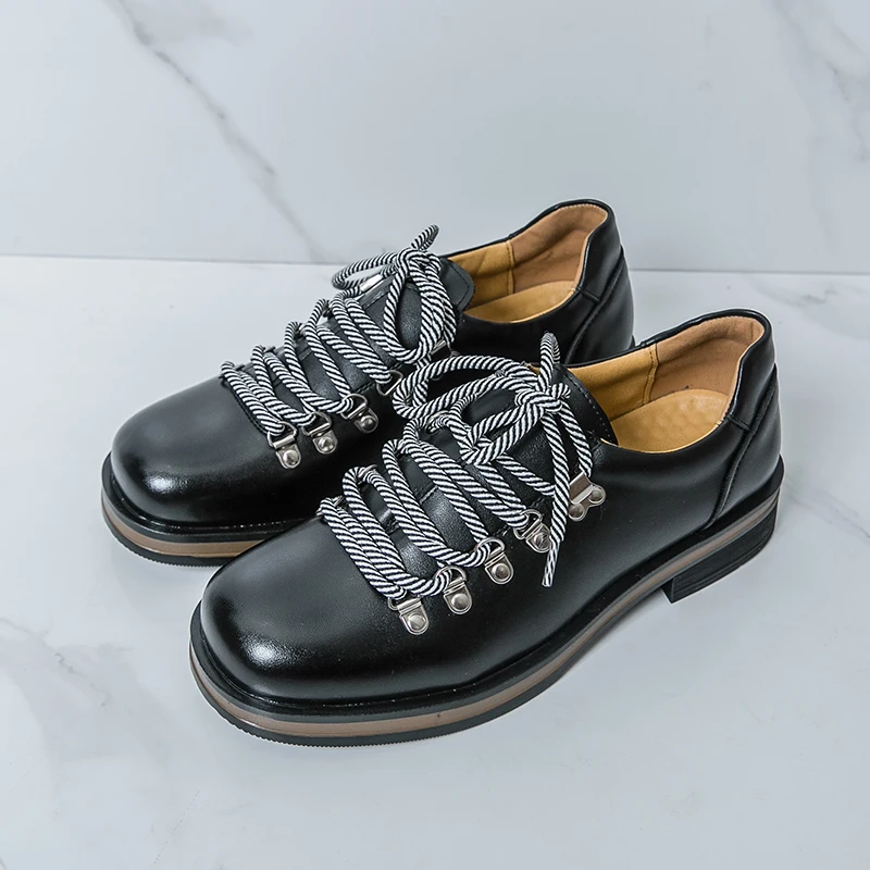 Suede High Quality Designer Breathable Derby Shoes for Men Comfortable Commuter Lightweight Sneakers Outdoors Motorcycle Shoes