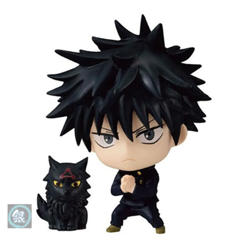 5Cm Echte Gashapon Anime Jujutsu Kaisen Vol.2 Vol.3 Ei Draaien Fushiguro Yuuji Toge Sd Q Versie Pop Ornamenten Mini Figuren