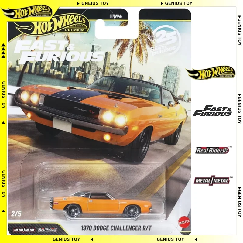 

Hot Wheels Premium 2026 Fast & Furious '70 DODGE CHALLENGER R/T 1:64 Diecast Alloy Metal Body Hemi V8 Muscle Car Collectible