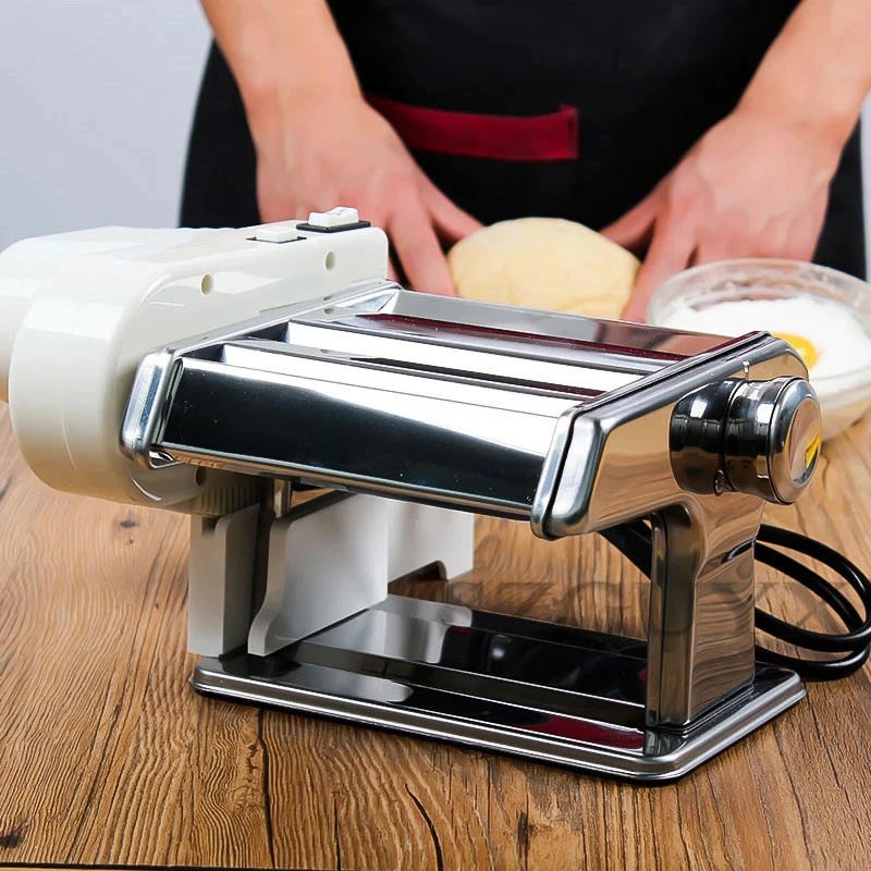 

Pressing flour machine home electric noodle automatic pasta machine stainless steel noodle cutting dumpling skin machine