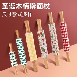 Professional Pottery DIY Clay Craft Tool Wooden Texture Mud Rolling Supplies Embossed Rod Flower Pattern Mud Roller