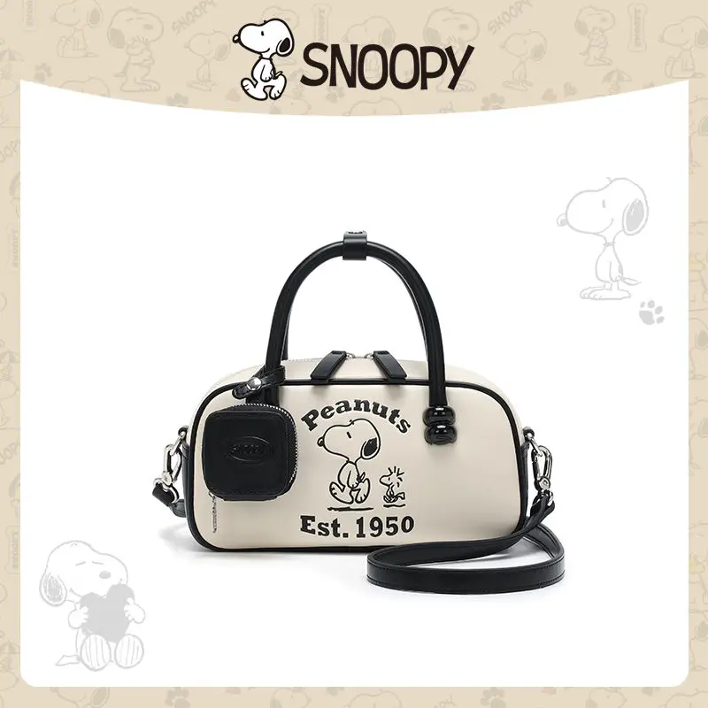 

Snoopy cartoon cute handbag creative Kawaii for girls casual simple high-end storage shoulder crossbody bag gift wholesale