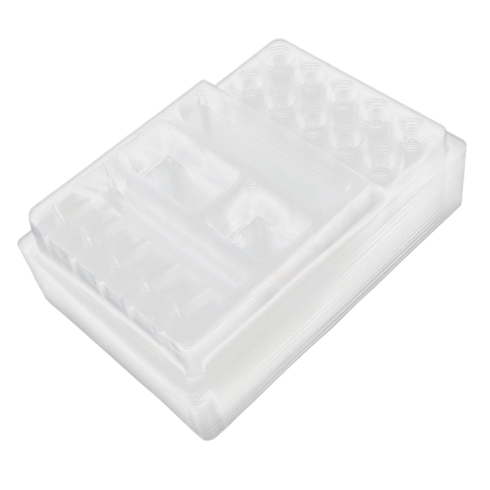 

25pcs Disposable Tattoo Ink Cup Tray Professional Plastic Tattoo Cartridge Needle Pigment Holder Stand