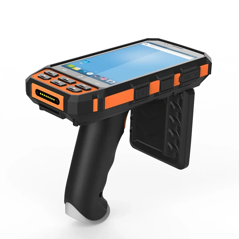 

Android mobile long range 1D 2D barcode scanner uhf rfid handheld reader