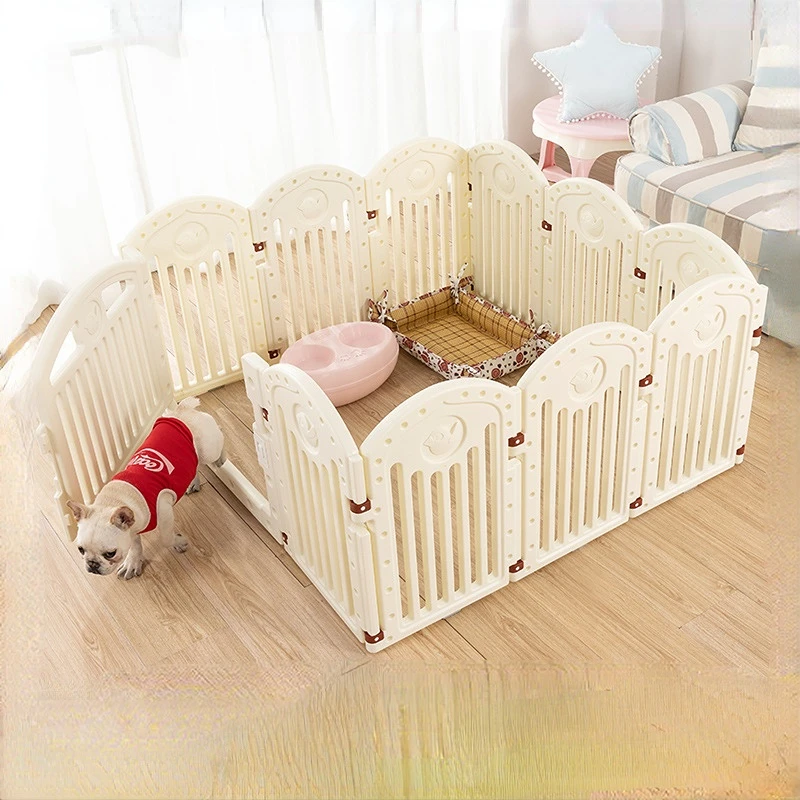 Medium Size Small Dog Cage Pet Supplies Isolation Dog Fence Portable and environmentally Friendly Pet Accessories Dog Gate