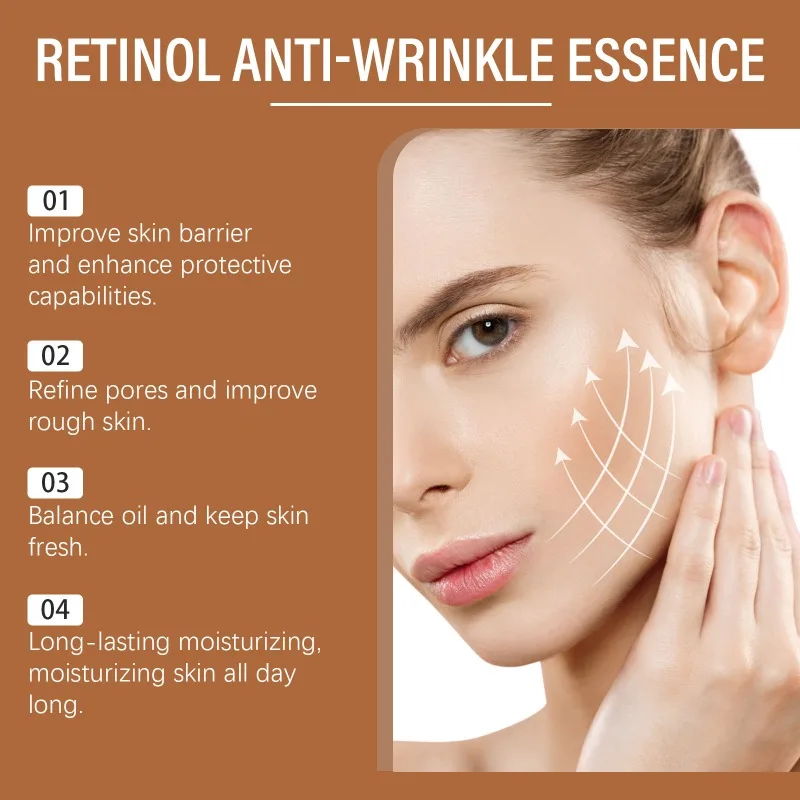 مصل ريتينول للعناية بالبشرة مضاد للشيخوخة ومرطب لتنعيم الخطوط الدقيقة
