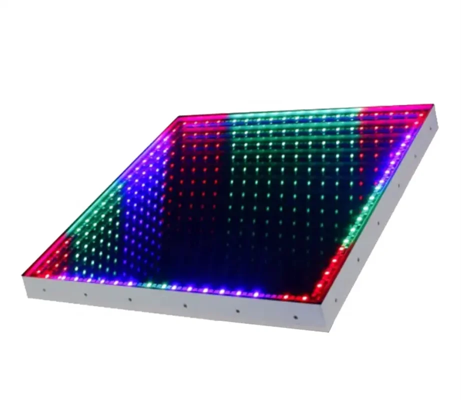 

DMX RGB Color 3D Infinity Mirror Led Dance Floor For Club Disco Night Club PLS-0505