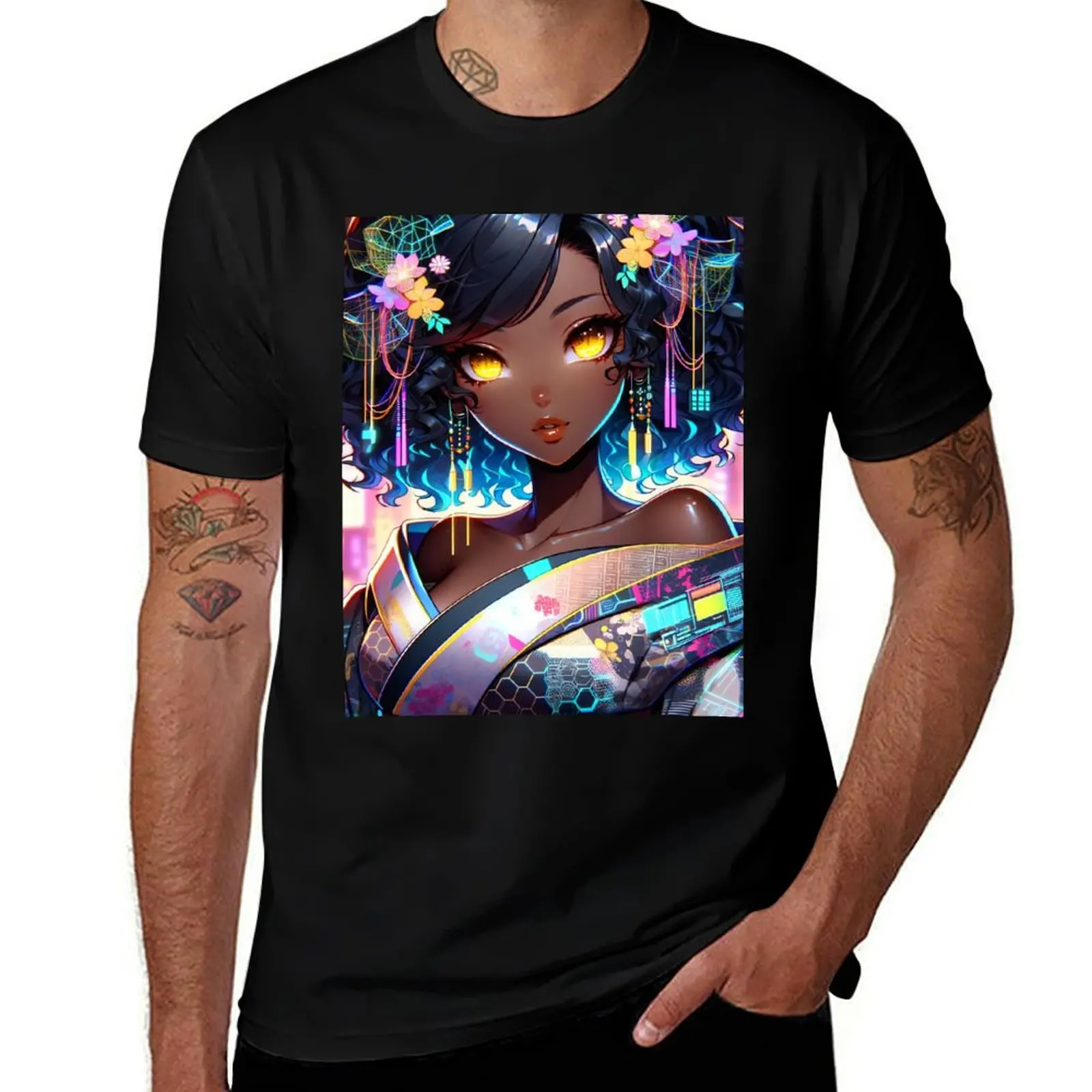 A Fusion of Beauty T-Shirt Running Performance Short Sleeve Tee T-Shirt