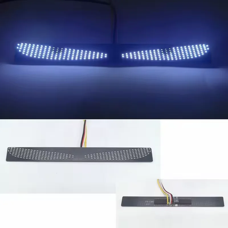 Pieza de luz LED de ojo para camión Tractor de Radio Control DIY 1/14 TAMIYA 56368 56371 56379 coche camión RC FH16 56375 56360 R620 1851
