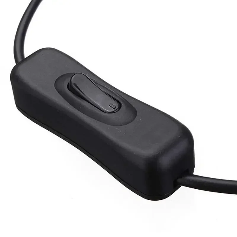 Led Strip Light Lamp DC 5.5*2.1mm Power Plug Switch Female to Male Power Cable Connector On/Off Switch Extension Cable 30cm Long