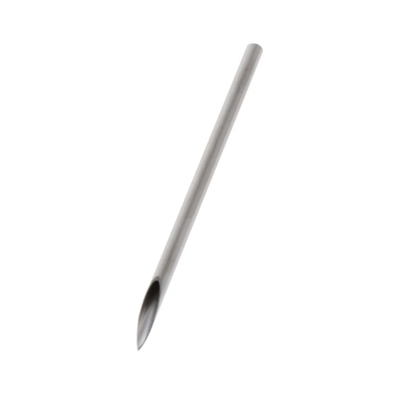 20XTongue Lip Eyebrow Hollow Piercing Needle Stainless Steel Disposable Body Puncture Needle Dropship