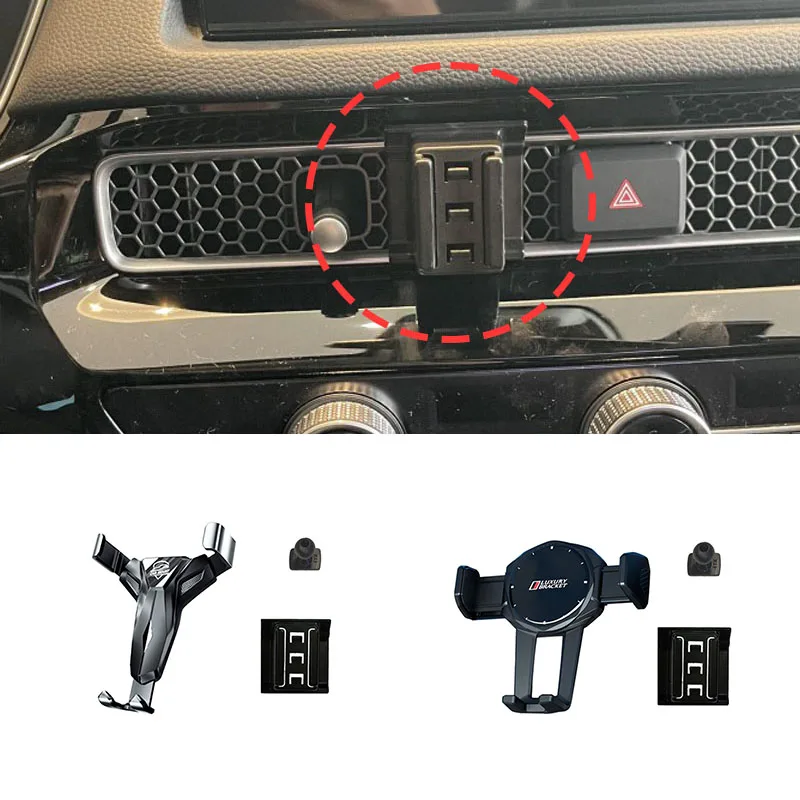 Автомобильный держатель для телефона для Honda Civic 11th MK11 2022 2023 фиксированный кронштейн подставка для мобильного телефона гравитационная связь Быстрое беспроводное зарядное крепление