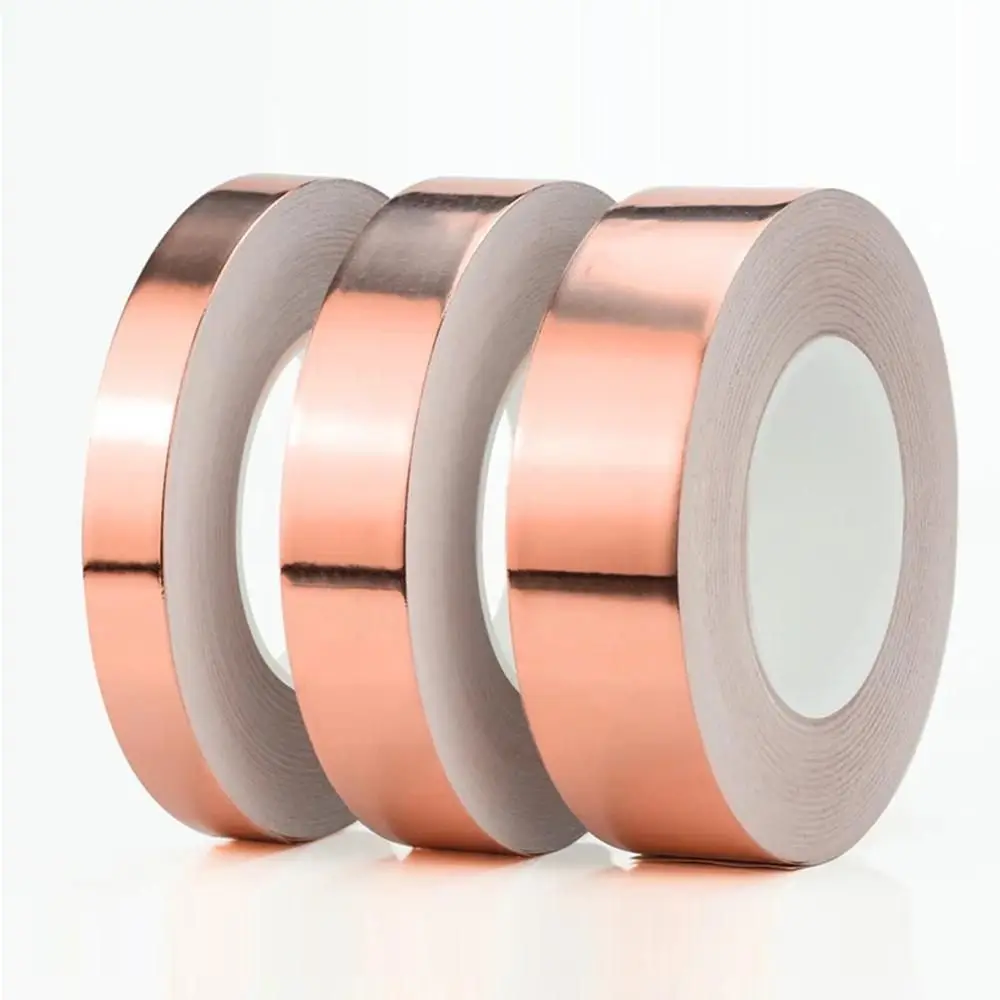 New Anti-static Heat Resist EMI Shielding Repair Tape Single Side Conductive Copper Foil Tape